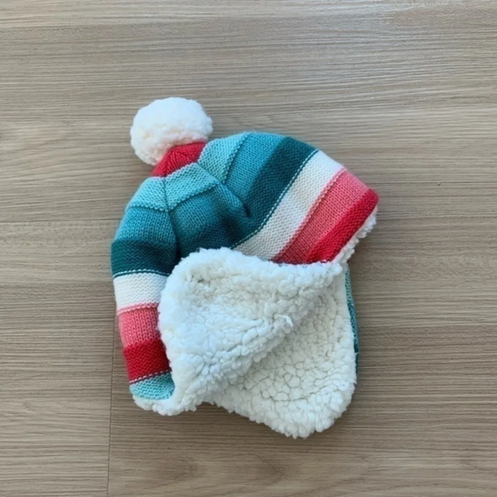 John Lewis Knit Trapper Hat 6-12 months